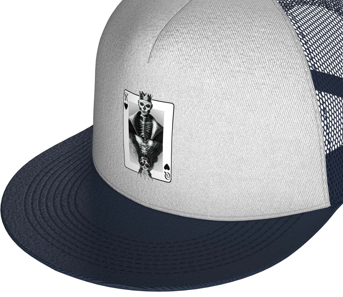 Navy White