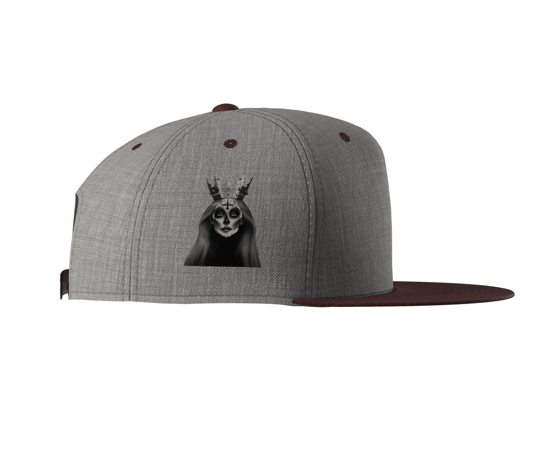 Heather Grey Maroon